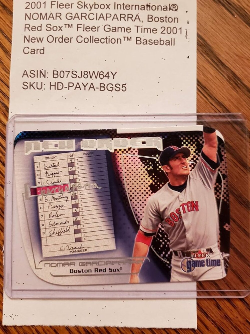 2001 Fleer Skybox International® NOMAR GARCIAPARRA, Boston Red Sox™